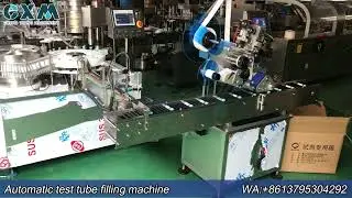Automatic test tube filling machine | Cosmetic tube filling | Precision liquid handling