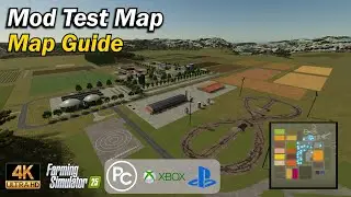 Карта для тестирования модов | Руководство по карте | Farming Simulator 25