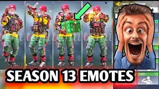 Cod mobile season 13 all new Emotes|cod mobile all new Emotes |cod mobile emotes|jai gaming