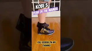 Kobe 5 Year of the Mamba! Full review on my channel #kobe #basketball #shoes