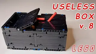 Lego Technic Useless box v8 with Lego PF Servo motor