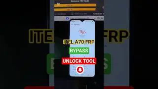 ITEL A70 ( A665L ) Frp Bypass Unlock Tool #foryou #shorts #frpunlock #unlocktool