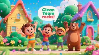 Clean Team &ndash; Tidy Up with JJ! | Popular Nursery Rhyme | Educational Kids Songs