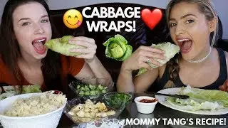 Mommy Tang's CABBAGE WRAPS! Mukbang Monday