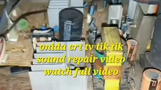 Onida crt tv tik tik sound problem repair watch full video #stromzrepair 