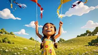 Eight Little Toy Kites Fly Fly Fly | Nursery Rhymes for Kids & Baby Songs