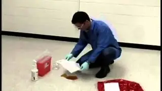 Bloodborne Pathogens Body Fluid Spill Cleanup Procedure