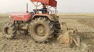 Mahindra মাঠে চাষ দেয়া হচ্ছে সবজি লাগানো হবে #youtuber please subscribe my channel 