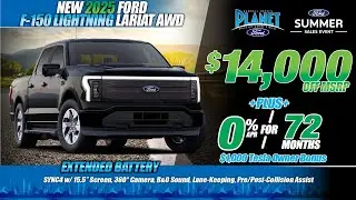 New 2025 Ford F-150 Lightning Lariat EV | $14,000 OFF + 0% APR for 72m | Ford Dealer in Dallas, TX