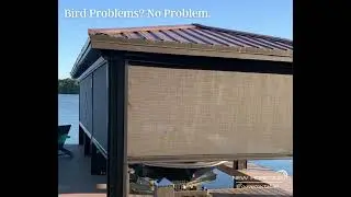 Motorized Shades for your Boat Dock