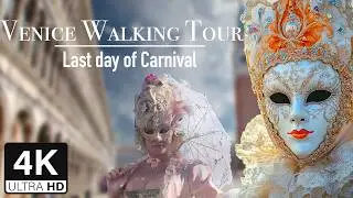 🎭 Mardi Gras Carnival: 50+ Masks in Magnificent Venice | Walking Tour on a Gorgeous Sunny Day