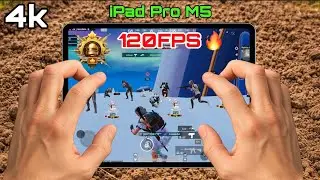 😍120FPS IPAD PRO M5 BGMI HANDCAM GAMEPLAY FULL GYRO#pubgmobile 