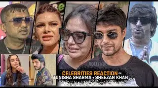 Celebrities Openly Speaking on Tunisha Sharma - Sheezan Khan | Yo Yo Honey Singh, Divya Agarwal ..