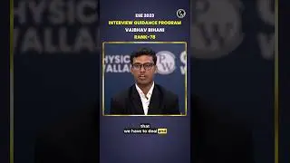 Koi Design Banate time Kya Dhyan Rakhna Hota Hai | ESE Mock Interview | Vaibhav Bihani Rank - 78 #PW
