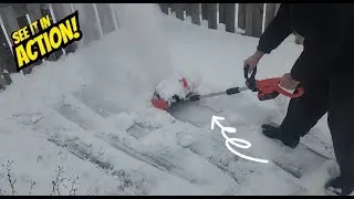 Snow Removal made easy with this electric shovel!