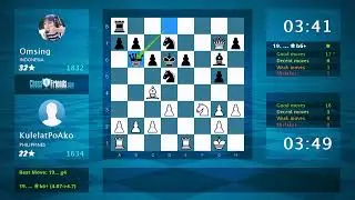 Queen in the Corner: KulelatPoAko - Omsing, 1-0 (By ChessFriends.com)