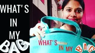 What's In My Handbag / 2018 / HOW TO ORGANIZE HANDBAG /GIVEAWAYRUNNING / Girlytips /Subscribe