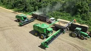 Colheita Faz Tayassu 2023 Colheitadeiras John Deere S760