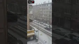 Snow storm 😳 #turkey #snow #youtubeshorts