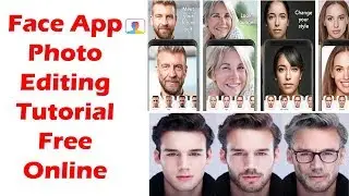 How to Use Face App Online Free 2019 | Trending faceapp photo editing Tutorial |FaceApp Challenge.
