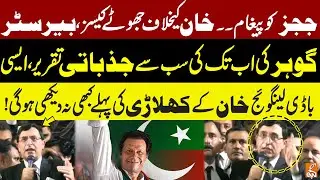 Barrister Gohar Fiery Speech In PTI Workers Convention | Gohar's Aggressive Speech | Imran Khan |GNN