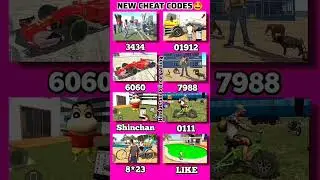 Formula 1 Car + Dog Cheat Code List 🤑😜 | Indian Bike Driving 3d | #shortsfeed