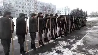 elite russian musket soldier training (real)