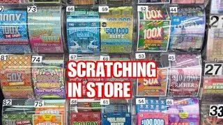 CHASING WINS IN STORE - Texas Lottery Scratchoffs