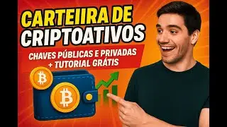 Como Criar uma Carteira de Criptomoedas Gr&aacute;tis (Chave P&uacute;blica e Privada Explicadas!)