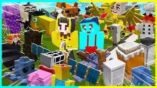 100対のブレインロットが仲間になるマインクラフト【まいくら/マインクラフト】