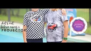 Cutting fabric with a projector instead of printing patterns