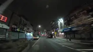 Bike Ride FreeFall 25 mph Knickerbocker Avenue, Brooklyn, New York.