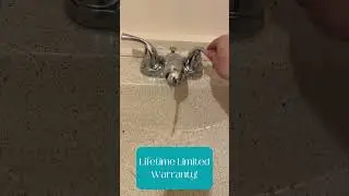 Delta Faucet Foundations Centerset Bathroom Faucet, Chrome Bathroom Sink Faucet, 2 Handle Bath