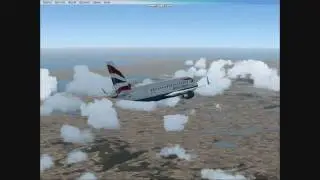 FSX Flight- Birmingham (BHX) to Glasgow (GLA)