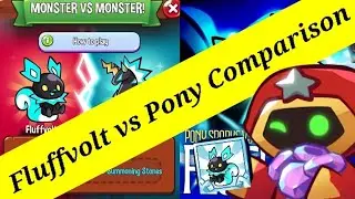 New Monster Fluffvolt vs Pony Sparks Comparison | Summoner's Greed
