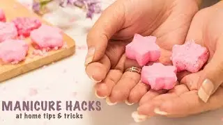 Hacks To Whiten Nails & Soften Hands At Home | Nail Care | DIY Manicure Bombs