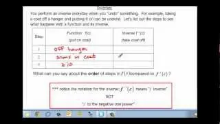 110-31 INVERSES Part 1 of 2