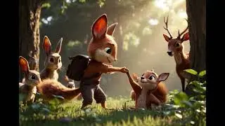 The Story of a Rabbit and His Friend | Heart Touching Animal Friendship Story | English Kids Story