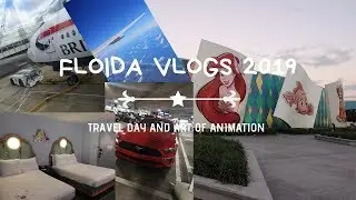 Florida Vlogs 2019 - Travel Day, Plus a Art of Animation room tour