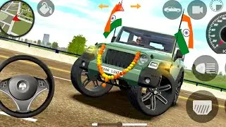 Modified Mahindra Thar🔥Indian Car Game Mobile|Gadi Wala Game|Offroad Gameplay😈#2026