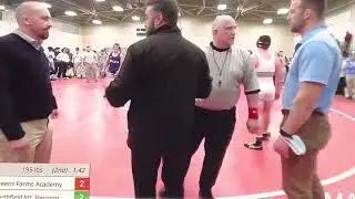 2022 New England Prep Wrestling Finals  &ndash; Craziest End to a Wrestling Match Ever!