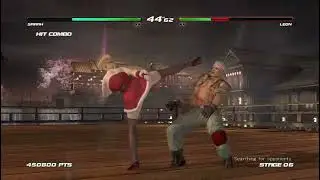 Dead or alive 5 mixed fight wrestling outfit santa Reverse ryona Sarah arcade mode