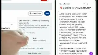 Building a Slack Reading List Chrome Extension with AI in 1 minute | Vibing Cat | robomonkey.io