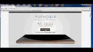 micromax yu Yuphoria  how to buy online or register amazon.in
