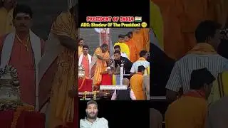 Major Rishabh Singh Sambhya Is Gandling👀The Entire Security💀 Of President Draupadi Murmu🗿#shortvideo