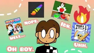 Reviewing ROBLOX MOST POPULAR Drawing Games (Funny) (Storytime) 