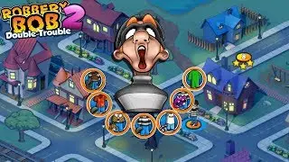 Hack Robbery Bob 2: Double Trouble - All Costumes - Hauntington - Part 2