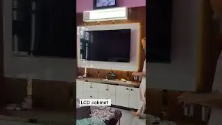 LCD cabinet idea 💡🪚 #carpenterwork #woodworking #manpreetcarpenter #woodworking #keepfollowing #wood