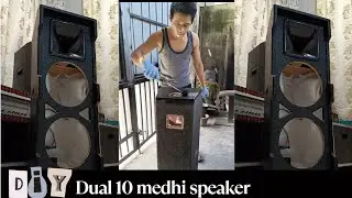 DIY dual D10 speaker | design as instructed ni Mr. costumer 