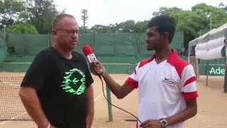 Lebanon coach Hussein Badreddine (Davis Cup 2015 clash SL v Lebanon)